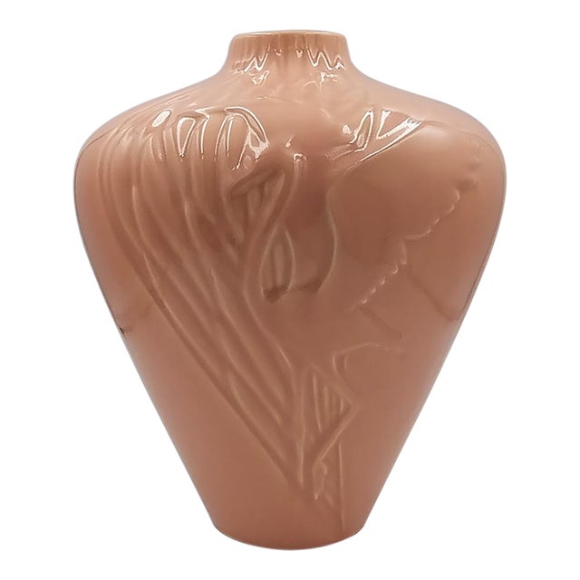 1970s Gorgeous Vase by Haeger in Ceramic. Made in Usa For Sale