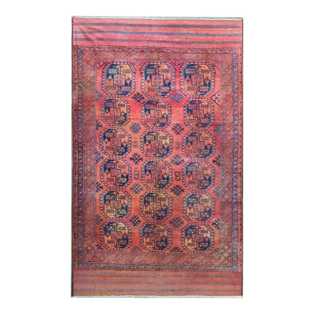 Early 20th Century Afghani Ersari Rug For Sale