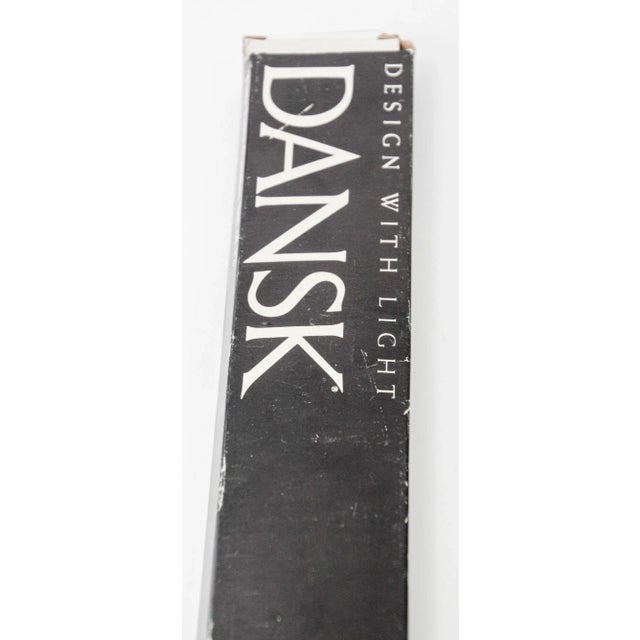 Mid 20th Century Vintage Dansk 16" Black Tiny Taper Candles Set of 12 in Box For Sale - Image 5 of 12