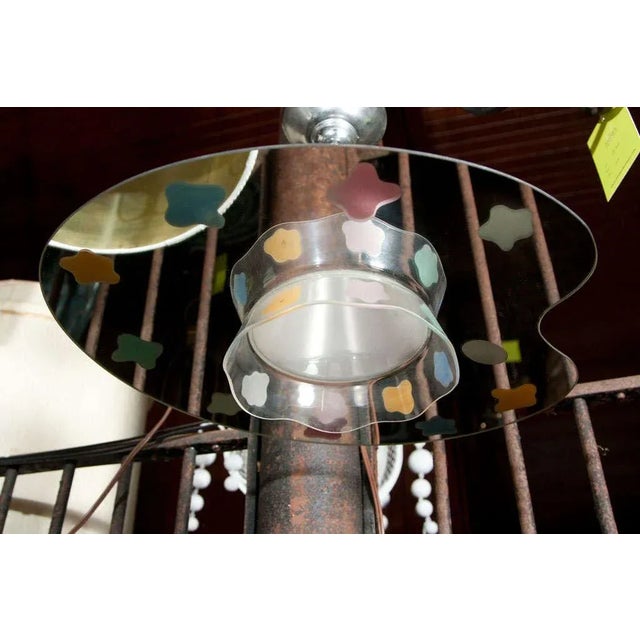 French French Painter's Palette Chandelier For Sale - Image 3 of 9