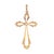 Victorian Antique Diamond Cross Pendant 18k Gold Platinum Fine Religious Jewelry For Sale - Image 3 of 4