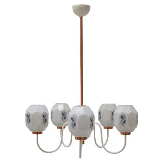 Mid-Century Chandelier from Drukov, 1970s For Sale
