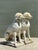 French Country Vintage Cast Concrete Dogs - A Pair For Sale - Image 3 of 12