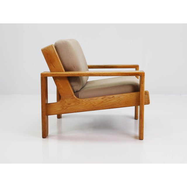 Bonanza Armchairs and Coffee Table in Oak by Esko Pajamies for Asko, Finland, 1966, Set of 3 For Sale - Image 9 of 18
