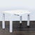 Contemporary West Elm White Minimalist Desk With Two Drawers For Sale - Image 3 of 10