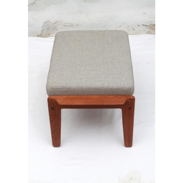 1960s Vintage Ottoman in Teak by Arne Wahl Iversen for Komfort, 1965 For Sale - Image 5 of 10