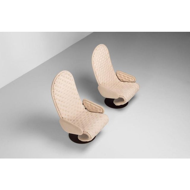 Model 123 Lounge Chairs attributed to Verner Panton for Fritz Hansen Denmark, 1973, Set of 2 For Sale - Image 16 of 18