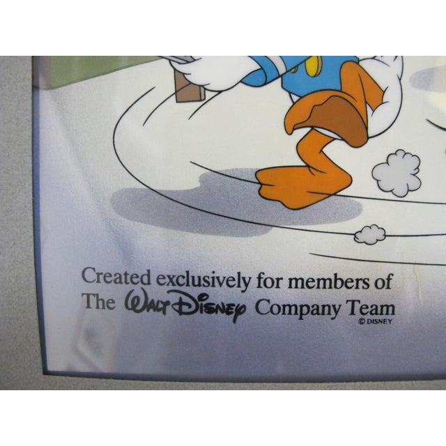 Mid 20th Century Walt Disney Team Exclusive Mickey & Friends Cal Arts Studio Animation Cel For Sale - Image 5 of 5