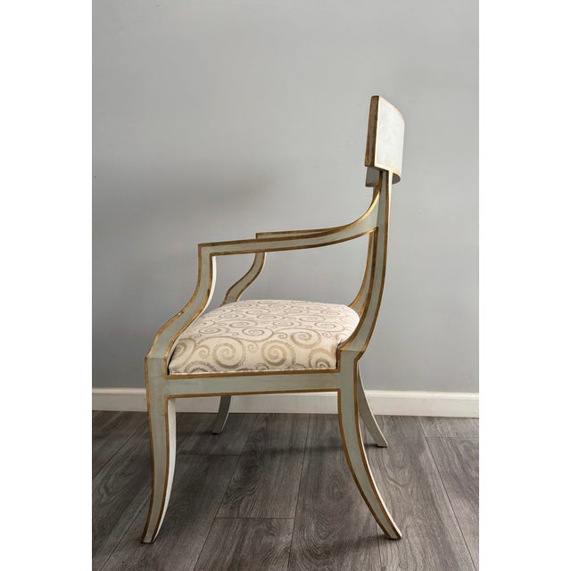 Niermann Weeks Niermann Weeks Elgin Major Klismos Armchair For Sale - Image 4 of 7