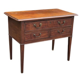 Antique Federal Style Mahogany Sideboard With Brass Hardware For Sale
