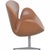 Arne Jacobsen Swan sofa upholstered in cognac classic semi anilin leather. The sofa is from 2001 but has been...