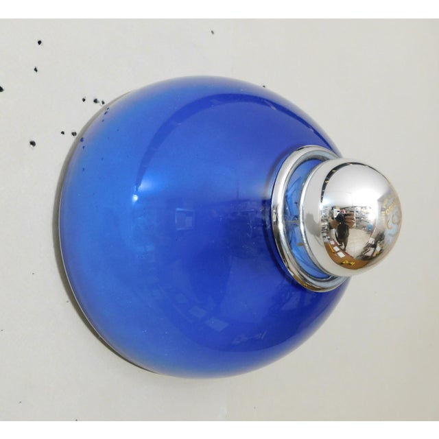 Italian 1970s Blue Tilos Sconces by Ernesto Gismondi for Artemide, a Pair For Sale - Image 3 of 10