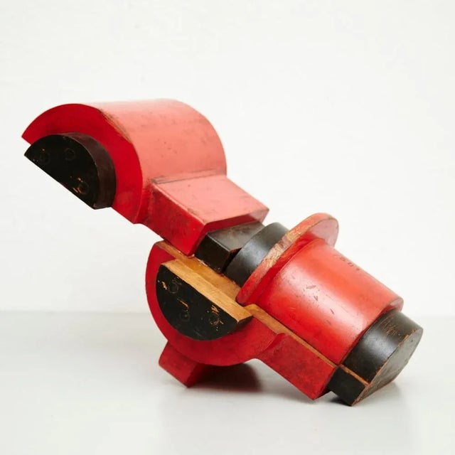 Sculpture AEM-501 made by Vicenç Orsola circa 2007 in Barcelona. Painted wood In great original condition, with minor wear...