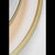 Transitional Thomas O'Brien for Visual Comfort Signature Tricia 24" Illuminated Round Mirror in Polished Nickel and Gild For Sale - Image 3 of 11