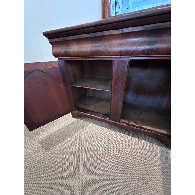 Brown Late 19th Century English Walnut Sideboard For Sale - Image 8 of 9