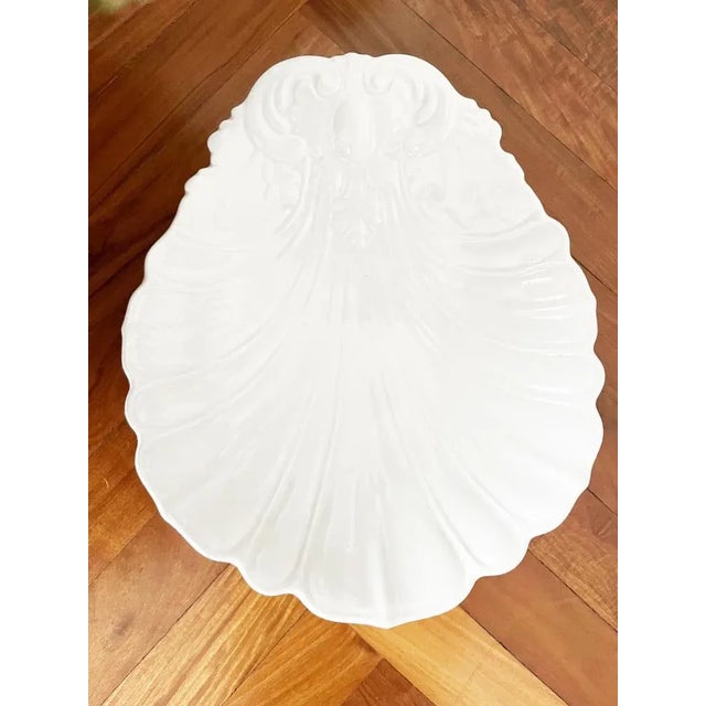 Richard Ginori vide poche ceramic Shell 1900s signed -Antiques- Year: about 1900 by Richard Ginori Materials: white...