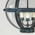 Globe Lantern in Zinc Finish - Small For Sale - Image 4 of 5