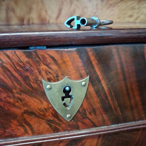 Antique French Mahogany Secretaire For Sale - Image 13 of 16