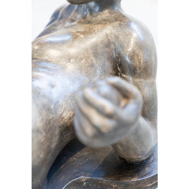 Figurative Sculpture in Plaster, 1970s For Sale - Image 13 of 18