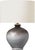 Transitional AERIN by Visual Comfort Signature Gaios 13" Cordless Accent Lamp in Galaxy Grey with Linen Shade For Sale - Image 3 of 3