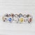15.62ctw Multicolor Sapphire Diamond Tennis Bracelet 18k White Gold 6.75" For Sale - Image 4 of 10