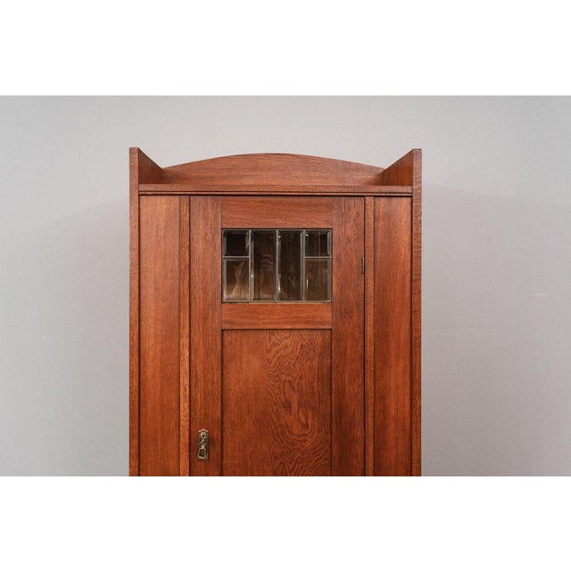 Art Nouveau Cabinet in Oak For Sale - Image 10 of 18