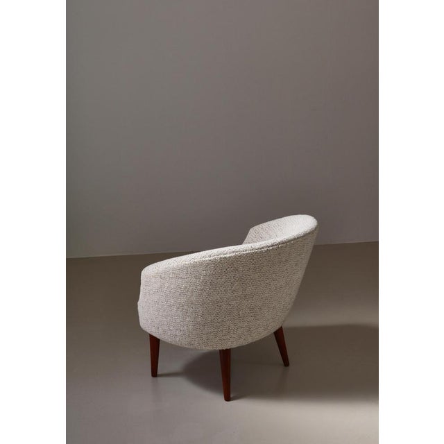 Set of Danish Art Weaving Lounge Chairs attributed to Illums Bolighus, Copenhagen, 1950s For Sale - Image 9 of 16