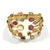 Gold Bochic “Capri” Ruby & Multi Natural Gem Cuff Set In 18K Gold & Silver For Sale - Image 8 of 12