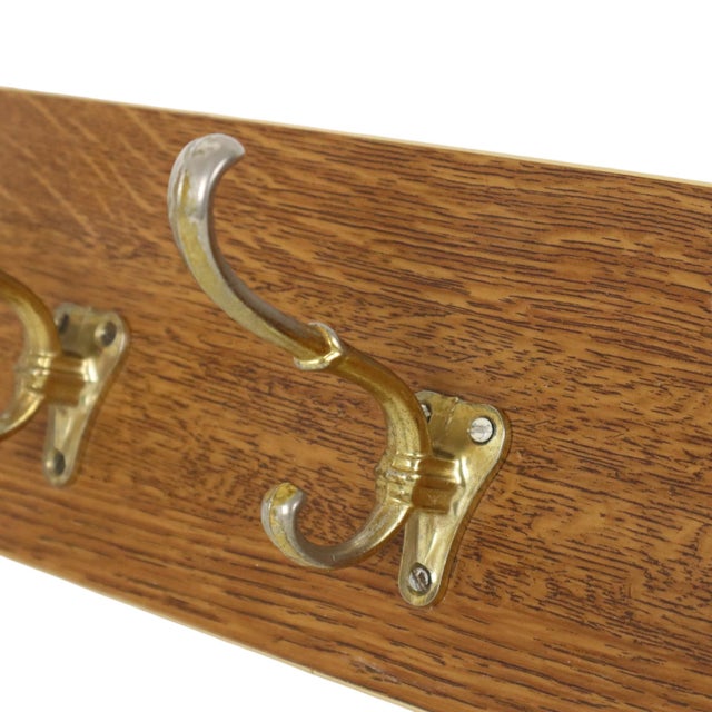 Vintage Wood Veneer Coat Rack, 1950s For Sale - Image 17 of 18