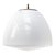 White Mid-Century White Opaline Glass Ceiling Lamps with Brass Top by Philips, Holland For Sale - Image 8 of 8