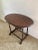 Victorian Late 19th Century American Victorian Spool Turned Oval Walnut Side Table For Sale - Image 3 of 11