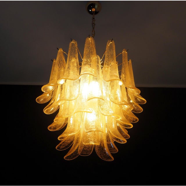 1990s Vintage Italian Murano Chandelier from Mazzega, 1990s For Sale - Image 5 of 17
