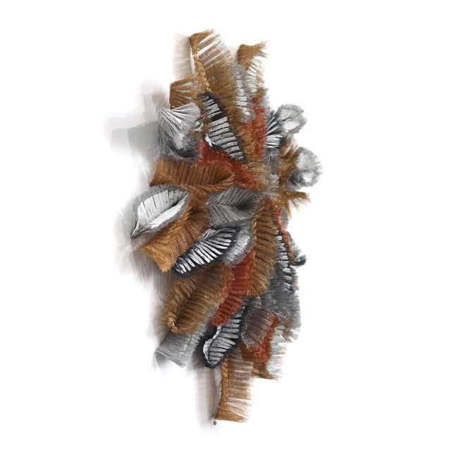 Metal Chenille Variegated - Sculptural Three-Dimensional Wall Original Artwork by Atticus Adams For Sale - Image 7 of 7