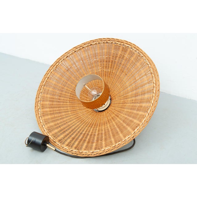 Wood Ceiling Light by Cosack Leuchten, 1950s For Sale - Image 7 of 9