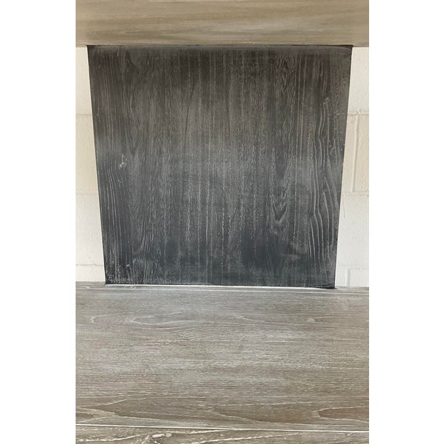 2020s Modern Light Gray Wood Nicasia Etagere For Sale - Image 5 of 6
