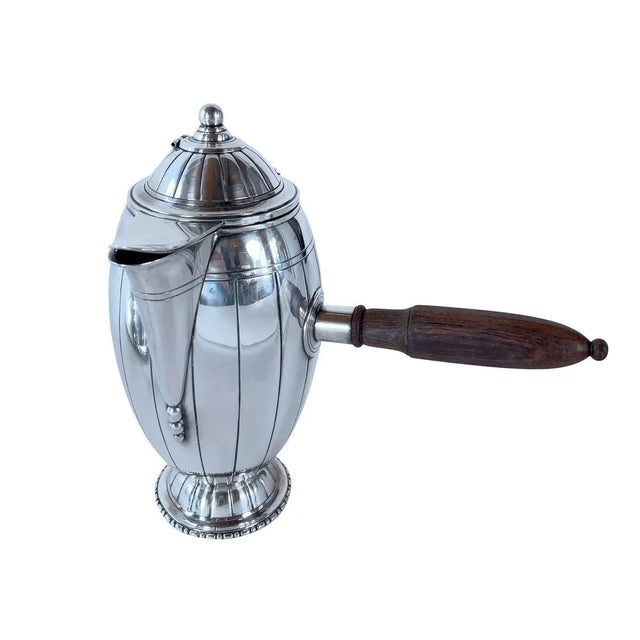 Metal Vintage Coffee / Tea Service, Set of 6 For Sale - Image 7 of 12