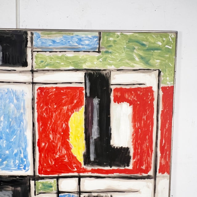 Mid-Century Modern Large Modernist Abstract Painting by Ny Expressionist Phillip Callahan, C. 1960s For Sale - Image 3 of 9