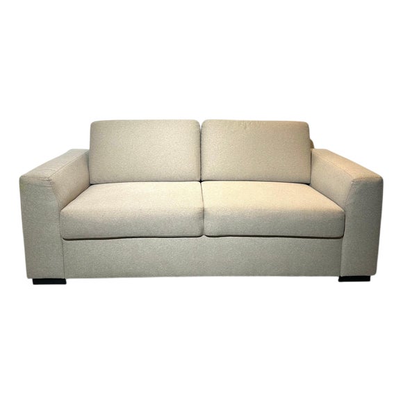 Vintage Beige 3-Seater Sofa For Sale
