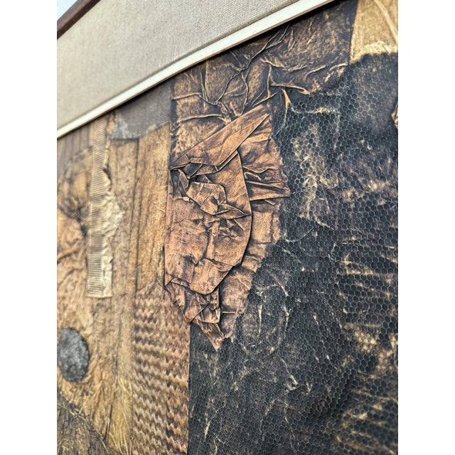 Vintage, Abstract Composition Framed Art by James Thomas , 1970 For Sale In New York - Image 6 of 11