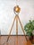 Searchlight Spotlight Floor Lamp in Copper and Brass on Wooden Tripod by Francis Bolton, 1930s For Sale - Image 6 of 18