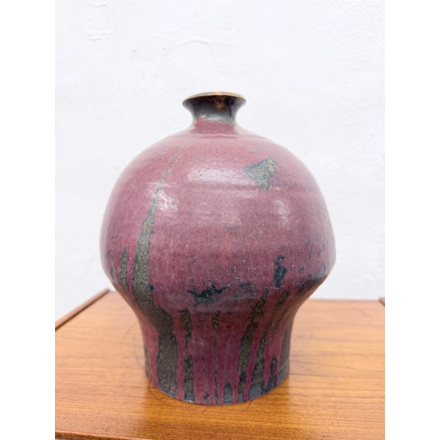 Studio Ceramics Vase by Elke & Elmar Kubicek, 1960s For Sale - Image 6 of 14