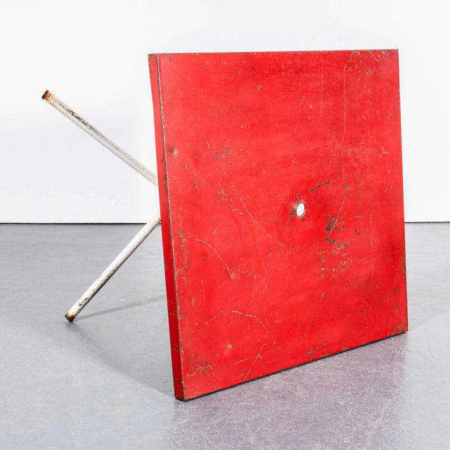 Metal Outdoor Metal Table, 1950s For Sale - Image 7 of 8