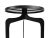 Metal Industrial Modern Black Iron Side Table For Sale - Image 7 of 10