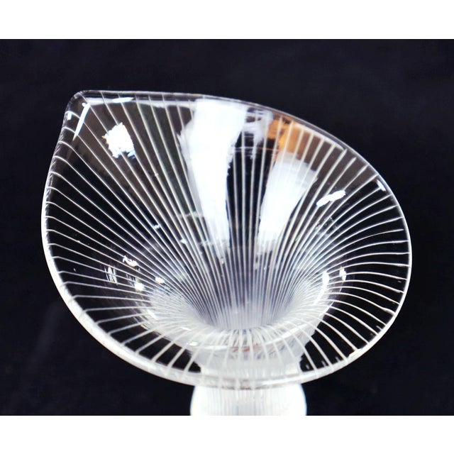 Mid-Century Modern Rare Tapio Wirkkala Signed Etched Vase Scandinavian Design For Sale - Image 3 of 9