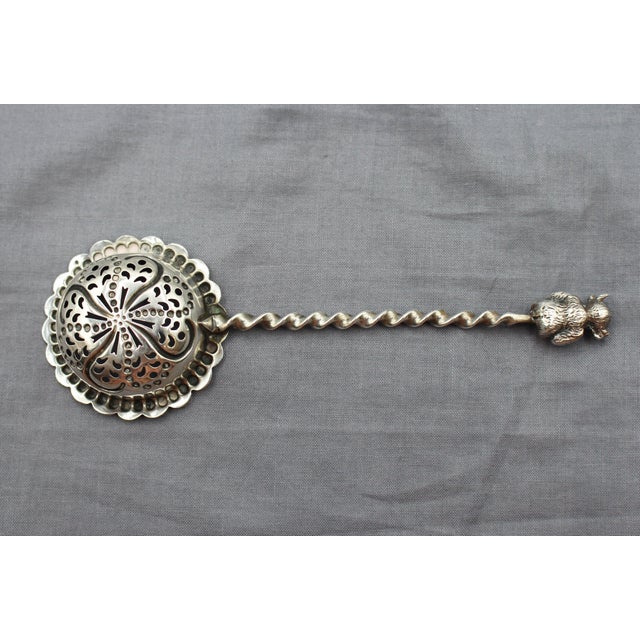 Late 19th Century 1894 English Sheffield Sterling Silver Sifting Ladle For Sale - Image 5 of 7