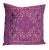 Swati Embroidered Pillow Purple 24" X 24" For Sale