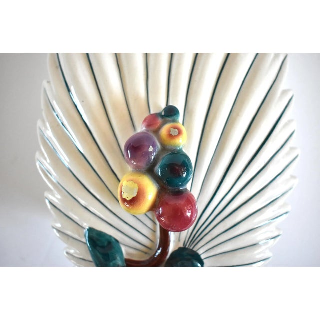 Italian Ceramic Trinket Box With Palm Frond For Sale In San Francisco - Image 6 of 10