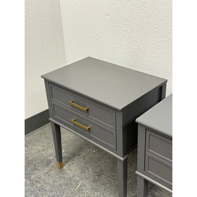 Gray Ameriwood Home Nightstands, Pair For Sale - Image 8 of 12