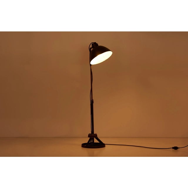 Bauhaus Industrial Height Adjustable Floor Lamp, 1920s For Sale - Image 3 of 15