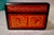 Vintage Olinala Handcarved, -Painted Lacquered Red Box For Sale - Image 4 of 8